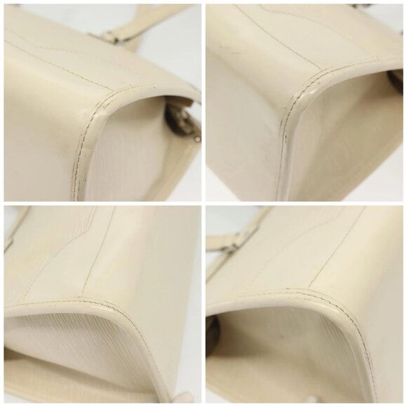 LOUIS VUITTON Epi Madeleine PM Hand Bag White Yvoire - Picture 16 of 16